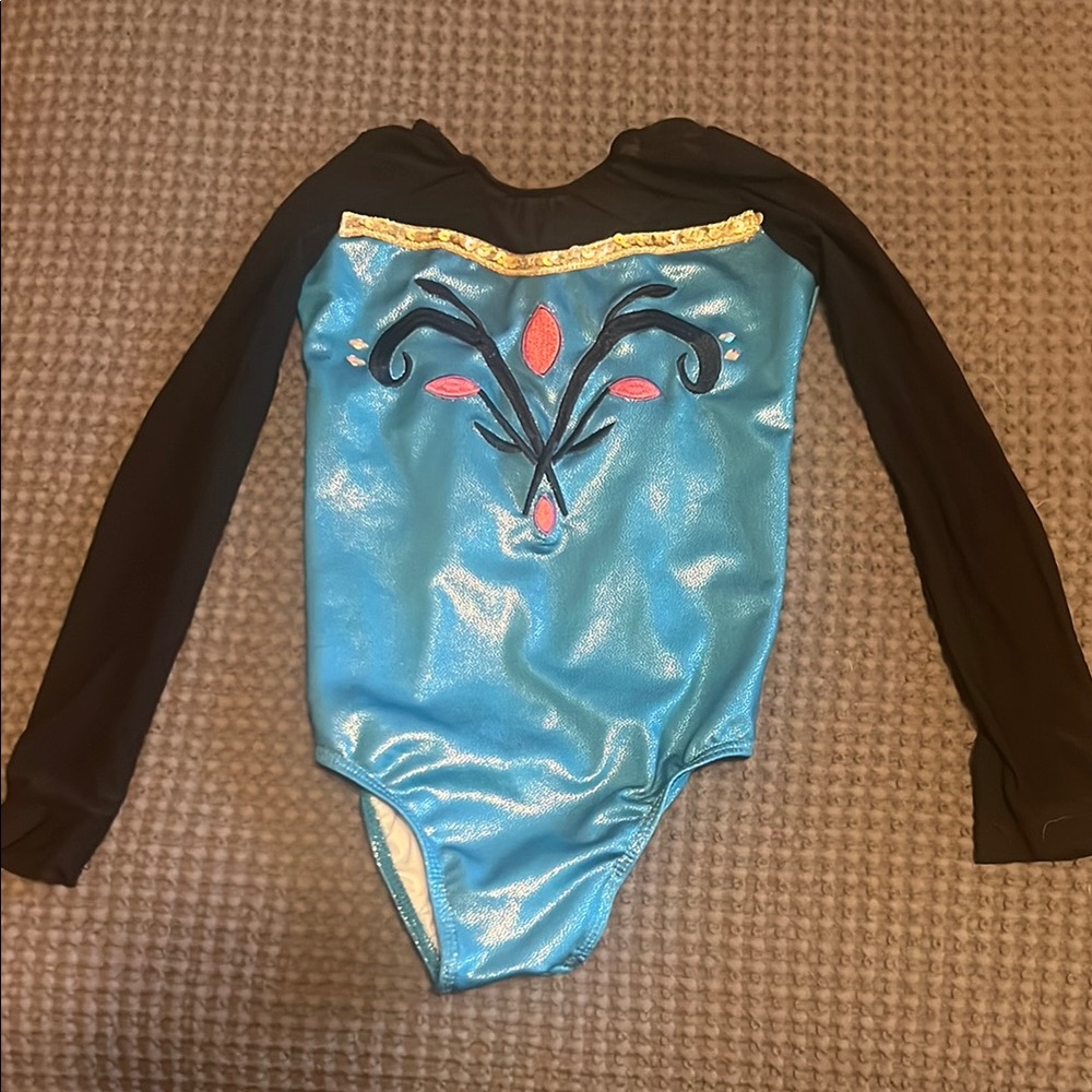 Kids Blue and Black Loetard